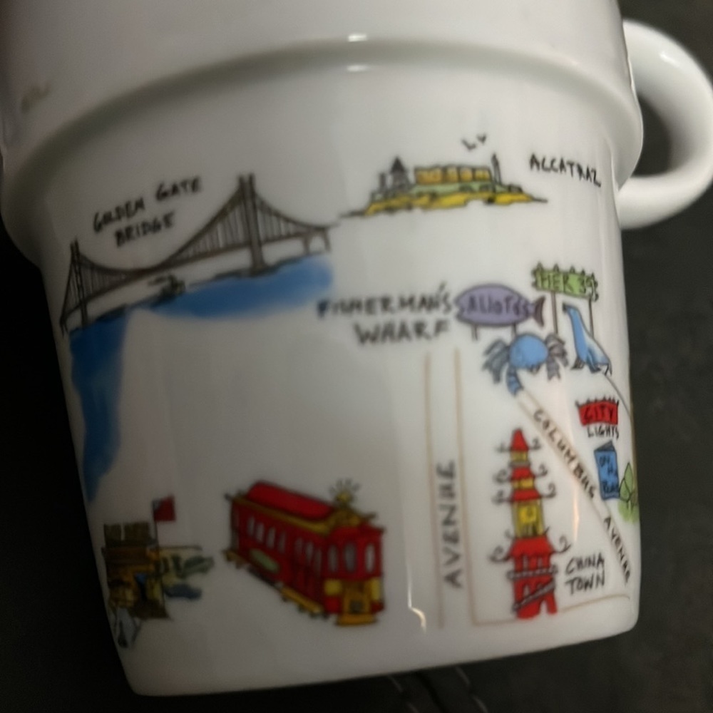 San Francisco World Market Cities Of The World Stackable Coffee Mug Replacement - Picture 2 of 7